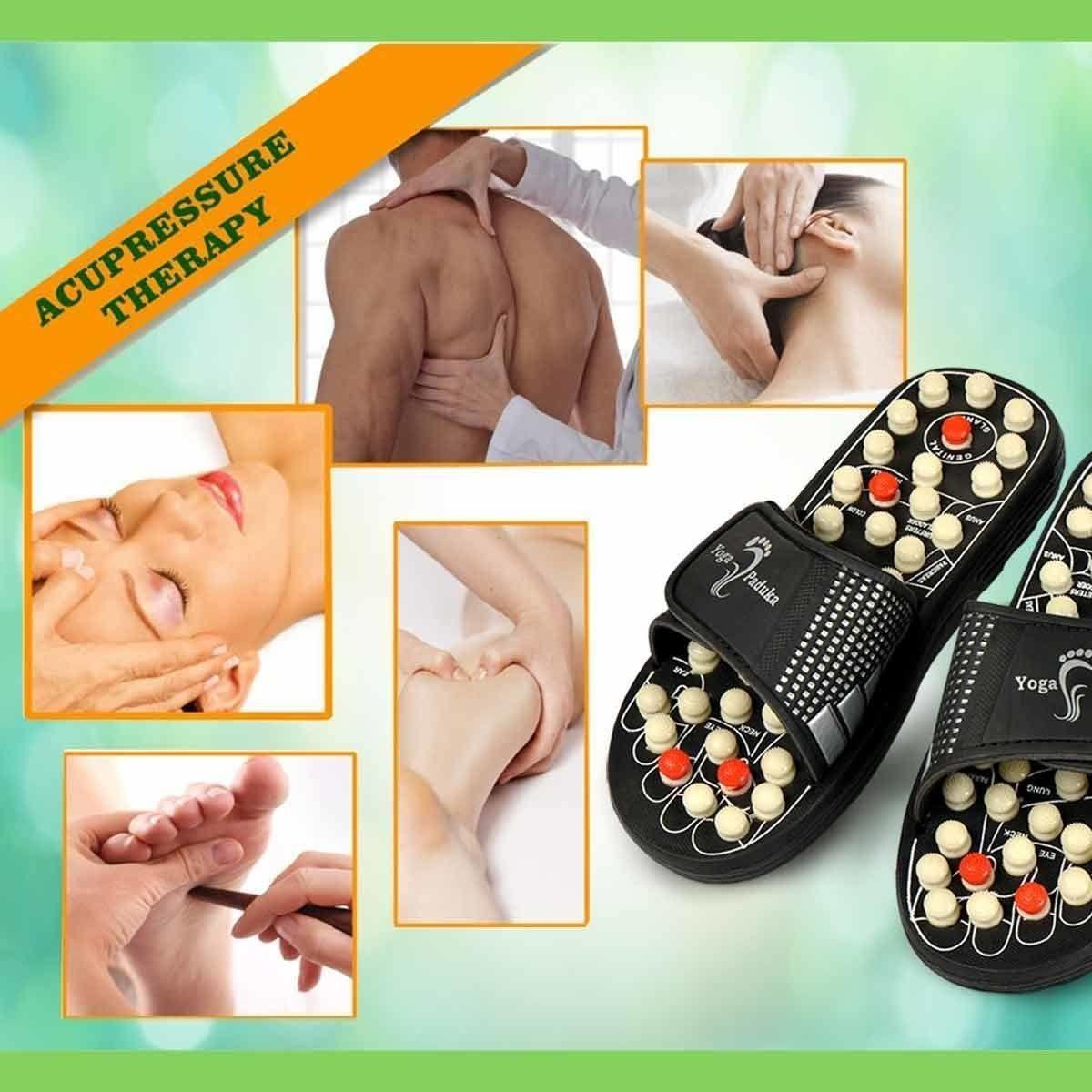 👣 Foot Massage Slippers – Natural Healing through Acupressure 👣