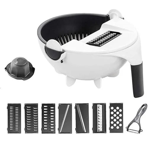 9 In 1 Vegetable Cutter, 1000 mL, Power Source: Manual