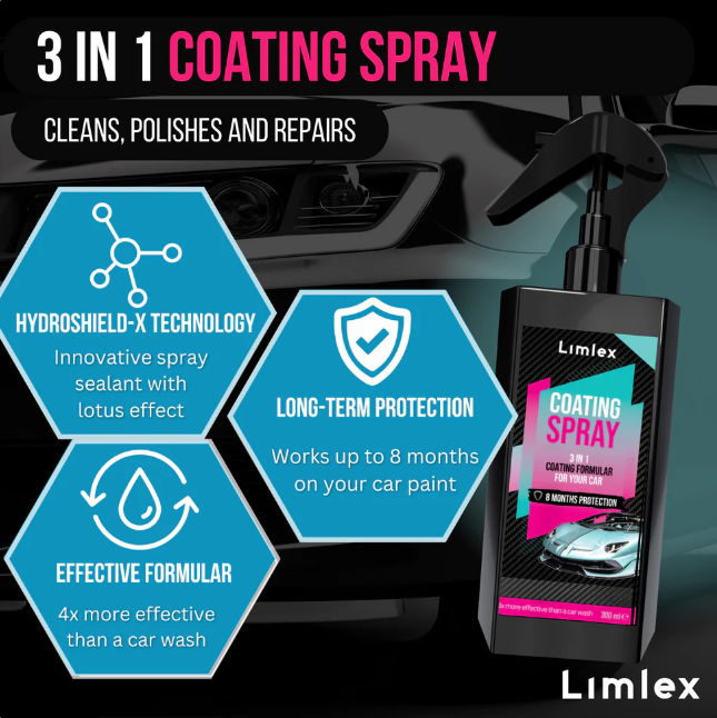 ✅2-in-1 German Coating Spray & Foam Cleaner (200ml Combo) 🔥🔥🔥